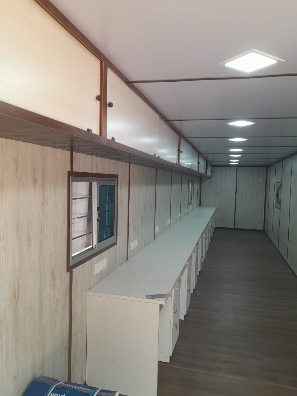 Container home in mountain setting